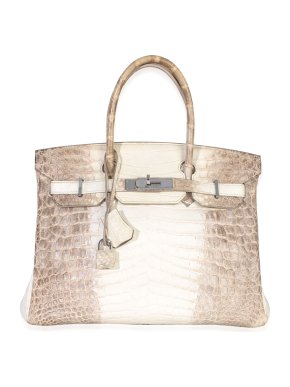 Hermes Hermès Birkin 30 Blanc Matte Niloticus Crocodile Himalaya PHW
