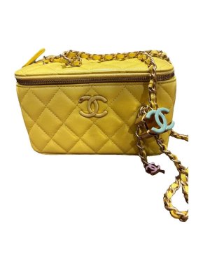 Chanel Yellow Trendy CC Vanity Bag