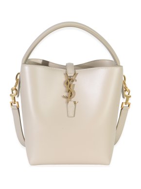 Saint Laurent  Shiny Calfskin Small Le 37 Bucket Bag