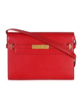 Saint Laurent  Calfskin Medium Manhattan Shoulder Bag
