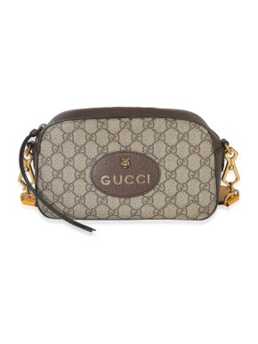 Gucci  Ebony GG Supreme Canvas Neo Vintage Messenger Bag
