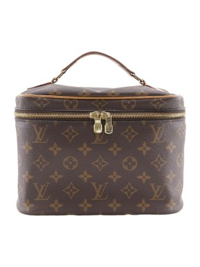 Louis Vuitton Coated Canvas Monogram Nice BB Vanity Case