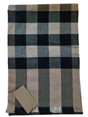 Burberry Cashmere Blend Check Scarf