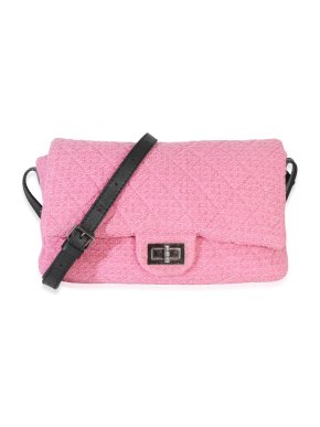 Chanel  Tweed Jumbo Reissue Messenger Flap