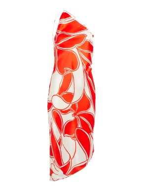 SIR Ramona Printed Silk Midi Dress