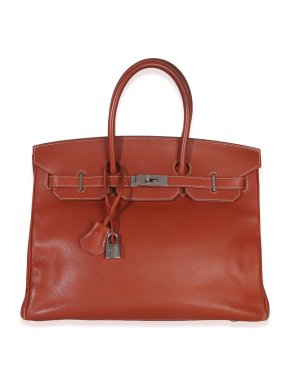 Hermes Hermès Brique Poitron Candy Epsom Birkin 35 PHW