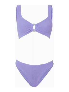 Hunza G Julia Bikini Set in Original Crinkle