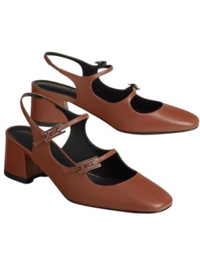 Hermes Tan Jackie Sandals