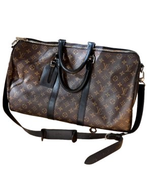 Louis Vuitton Coated Canvas Keepall Bandouliere 45