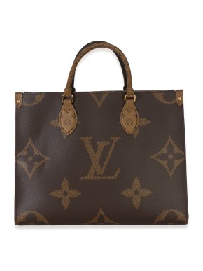 Louis Vuitton Coated Canvas Monogram Reverse  Onthego MM