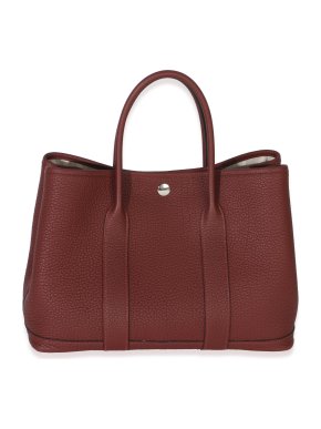 Hermes Hermès Rouge H Negonda Garden Party 30 PHW