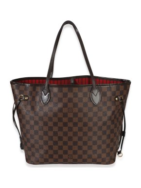 Louis Vuitton Coated Canvas Damier Ebene Neverfull MM