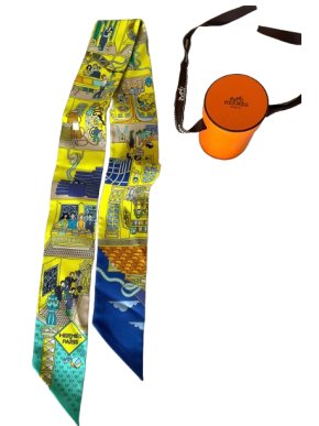 Hermes Printed Silk Twily 1