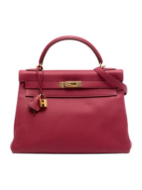 Hermes Rubis Togo Kelly II Retourne 32