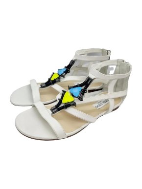 Jimmy Choo Embellished Flat Sandals