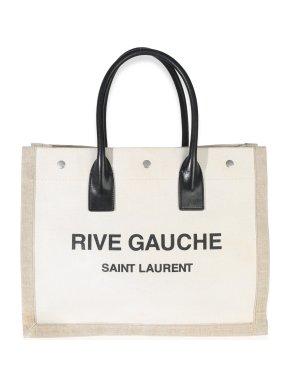 Saint LaurentLinen Rive Gauche Tote