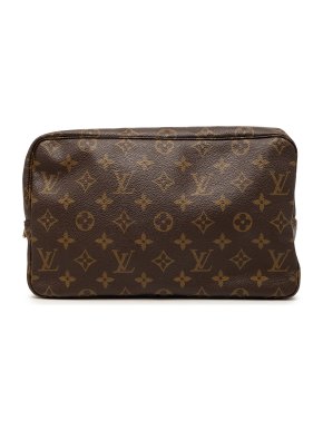 Louis Vuitton Coated Canvas Monogram Trousse Toilette 28