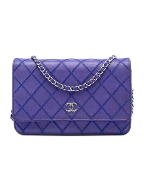 Chanel Quilted Calfskin Fancy Wallet On Chain