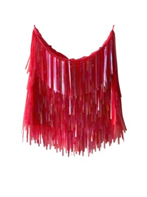 MaxMara Red Sequin Mini Skirt