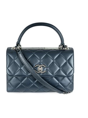 Chanel Trendy CC Small Navy Flap Bag