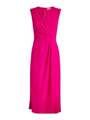 E.Stott V neck Short Sleeve Midi Dress