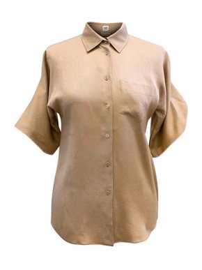 Hermes Silk Short Sleeve Blouse