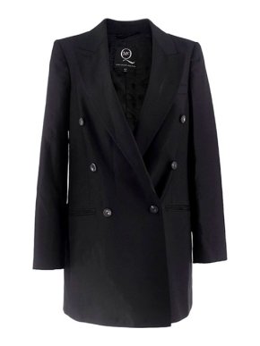 McQ by Alexander McQueen Black Tuxedo Blazer