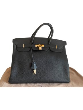 Hermes Black Ardennes Birkin 40 GHW