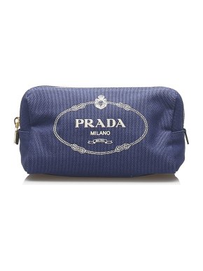 Prada Canapa Canvas Pouch