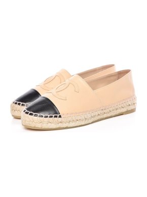 Chanel Bi-Colour Lambskin Espadrilles