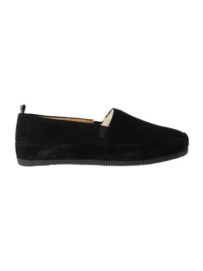 Mulo Shearling-Lined Suede Slippers