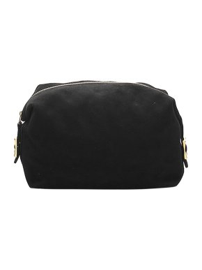 Celine Vintage Black Suede Pouch