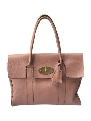 Mulberry Rose-Pink Leather Bayswater Bag