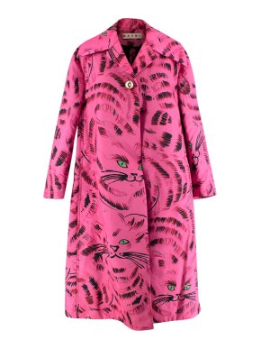 Marni Cat Print Coat