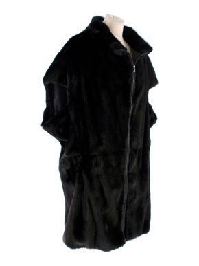 Marni Black Mink Drop-Shoulder Gilet