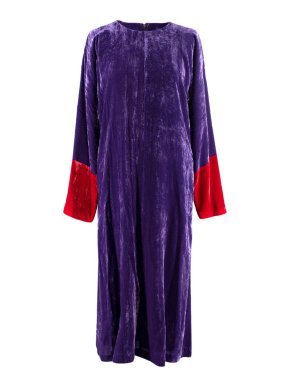 Comme des Garcons Purple Velvet Dress