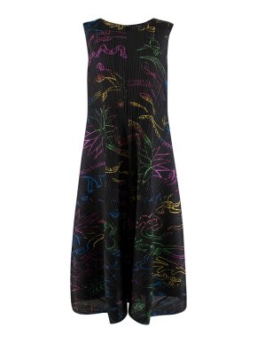 Pleats Please Printed Plisse Dress