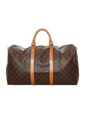 Louis Vuitton Monogram Canvas Keepall 50 Weekend Bag