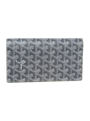 Grey Canvas Goyardine Richelieu Bifold Wallet