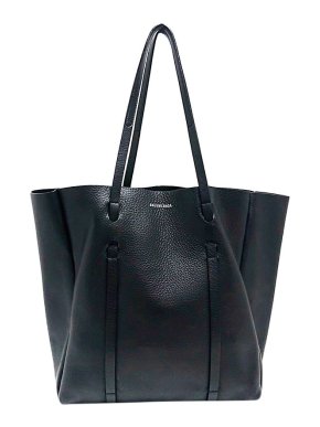 Balenciaga Black Leather Everyday S Tote Bag