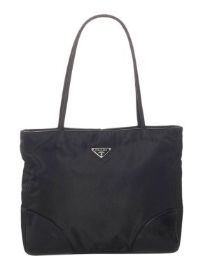 Prada Black Nylon Tessuto Tote Bag