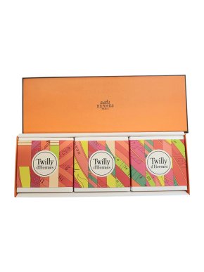 Twilly d'Hermes Set of 3 Perfumed soaps