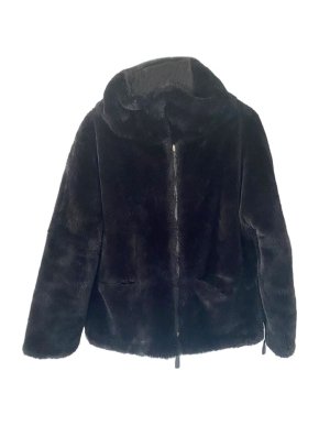 Max & Co Black Faux-Fur Jacket