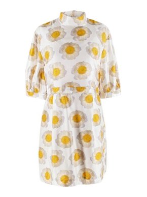 Baum und Pferdgarten Ivory Floral Silk Twill Ayra Short Dress