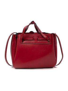 Loewe Red Leather Mini Tote Bag
