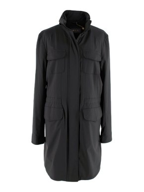Loro Piana Black Three Time Windmate Jacket