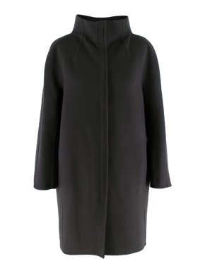 Loro Piana Charcoal Baby Cashmere Coat