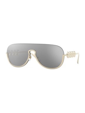 Versace Gold-Tone Metal Medusa Medallion Arm Sunglasses