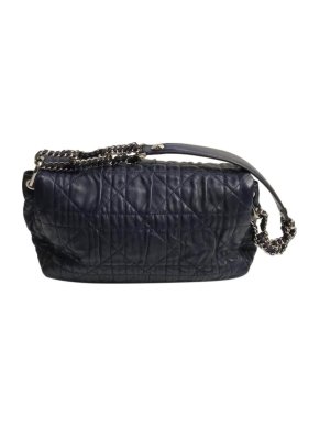 Dior Navy Leather Cannage Bag