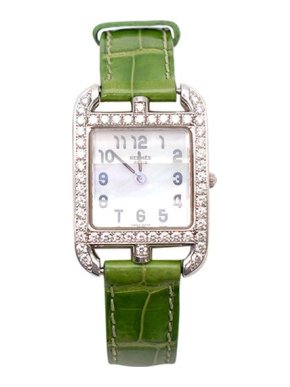 Hermes Cape Cod 23mm White Gold & Diamond Watch